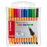 thumbnail of STABILO Fineliner point 88 Mini Etui 12 Farben