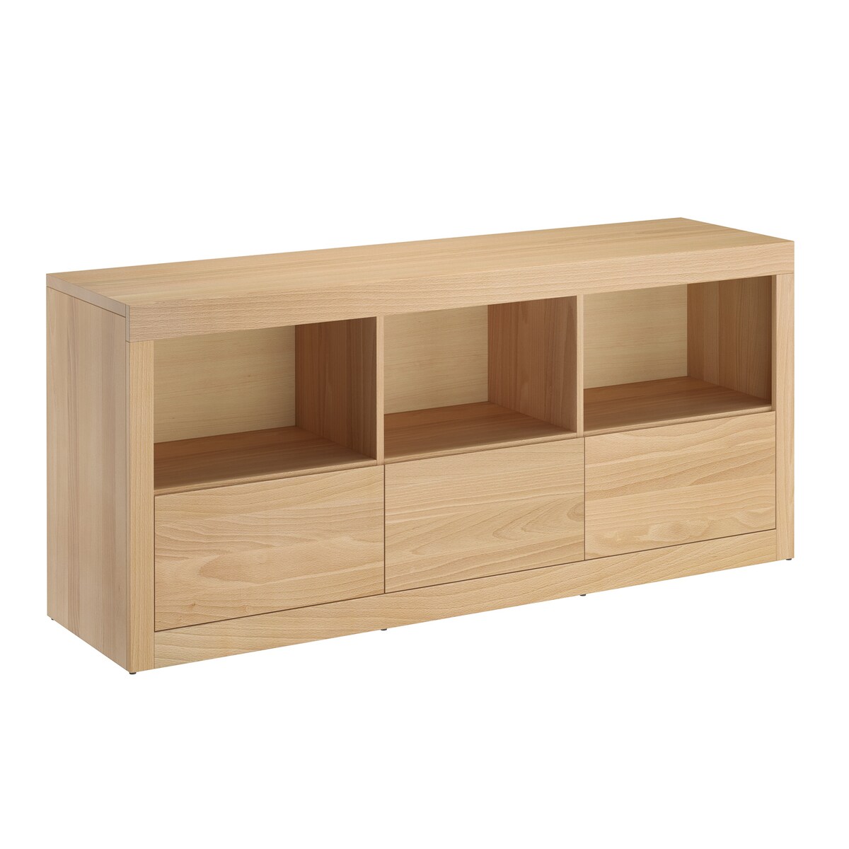 Erst-Holz Fernsehboard TV-Element Lowboard TV-Schrank 160x44x50 Buche lackiert 90.51-16