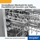 thumbnail of Exquisit Geschirrspüler EGSP1009-EB-030E inox | Spülmaschine 45 cm | ECO-Modus | Maßgedecke: 9 | Einbaugerät