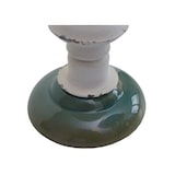 thumbnail of Set de 2 portavelas HWC-N36, portavelas pilar vela, metal cerámica vintage de aspecto desgastado altura 25cm