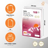 thumbnail of Folios a4 100gr 50 hojas, Papel Multiusos para Impresora, Folios para Impresoras Láser y de Inyección, Para uso Oficina, Material Escolar- Ofituria