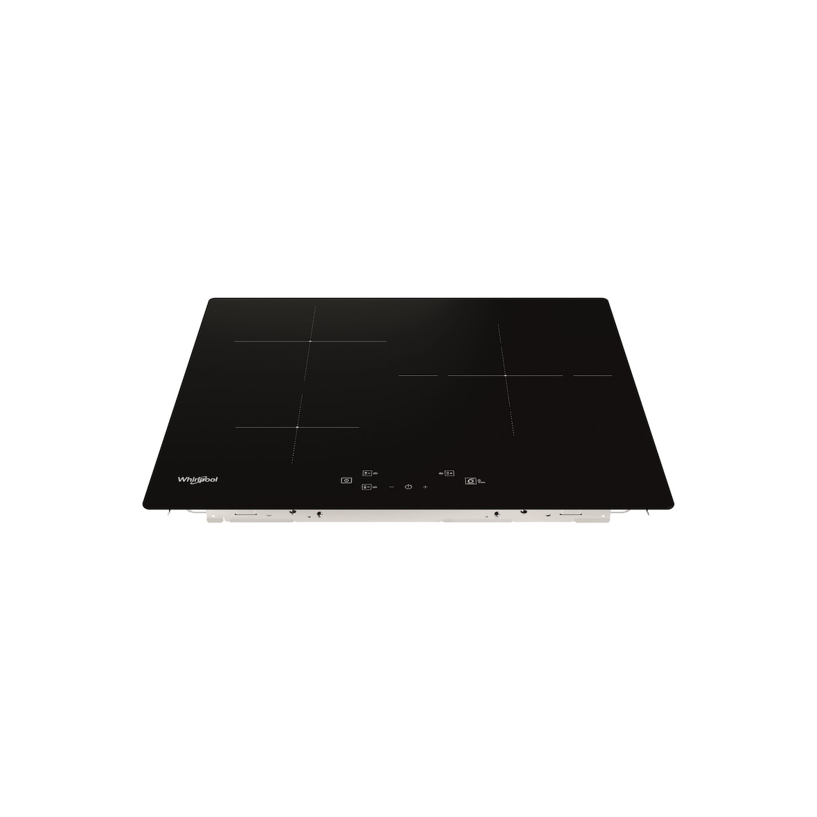 Whirlpool Table induction WSQ1160NE, noir, 60cm,3 zones 1 double-zone de 28cm,3 boosters 1 de 3600W,6e Sens,câble fourni,7200W