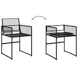 thumbnail of vidaXL 11-tlg. Garten-Essgruppe Schwarz Poly Rattan