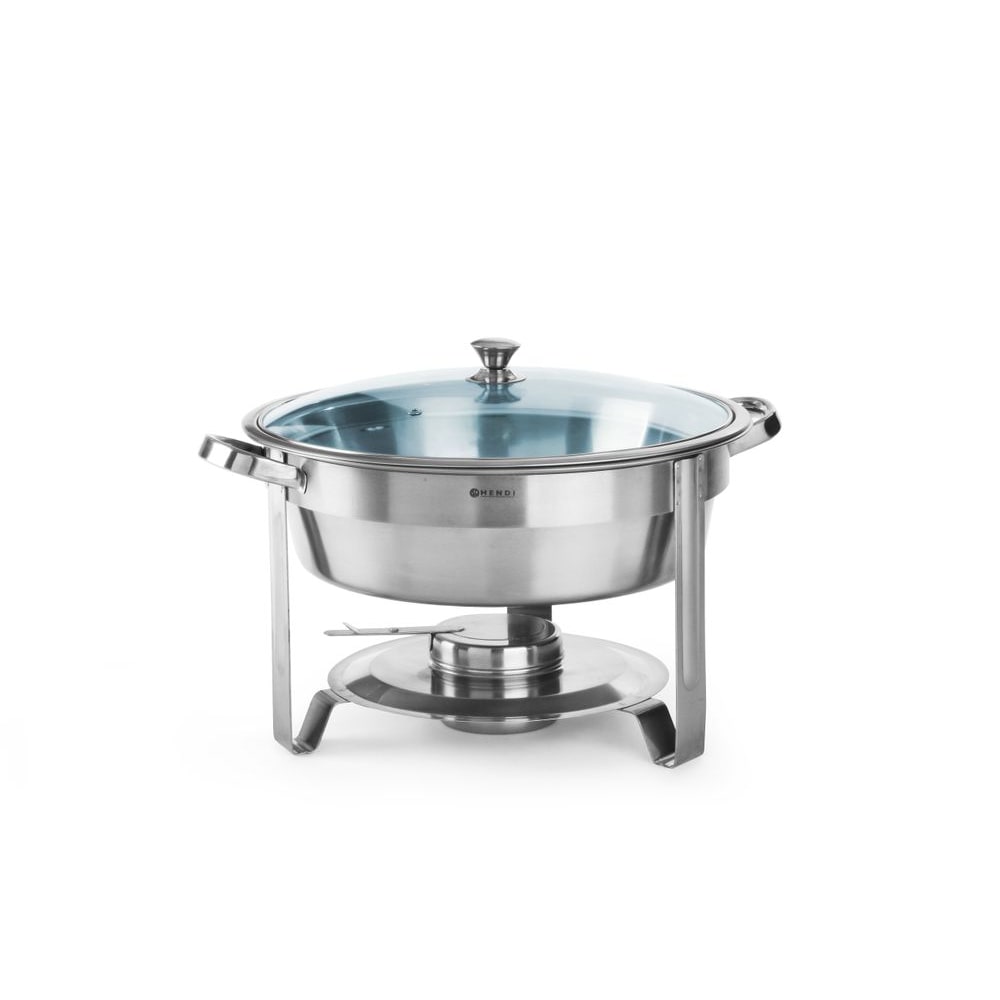 HENDI Chafing Dish - rund, Kitchen Line, 3,5L, ⌀390x(H)270mm