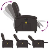 thumbnail of vidaXL Massagesessel Elektrisch Dunkelbraun Echtleder
