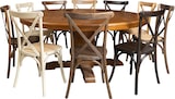 thumbnail of Biscottini Silla de madera 88x42x44 cm | Apilable | Ratán y madera para cocina, comedor y jardín | Estilo Thonet vintage