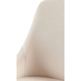 thumbnail of Lot de 2 chaises de salle à manger Elmira Crème/métal or
