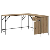 thumbnail of vidaXL Schreibtisch Artisan-Eiche 141 x 141 x 75 cm Holzwerkstoff