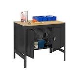 thumbnail of SimonRack Mesa de Trabajo Taller, 1210x760 mm, Capacidad Carga 600 kg, Guarda Herramientas, Antracita - BT-0