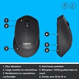 thumbnail of LOGITECH - Souris silencieuse sans fil M330 Silent Plus - Noir Logitech