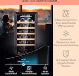 thumbnail of Klarstein Vinovilla 29 Built-In Weinkühlschrank 81 l / 29 Fl. 1 Zone Glastür Edelstahl Schwarz