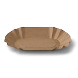 thumbnail of greenbox - Pappschalen 19,5 x 11 x 3 cm, braun, oval, 1000 St.