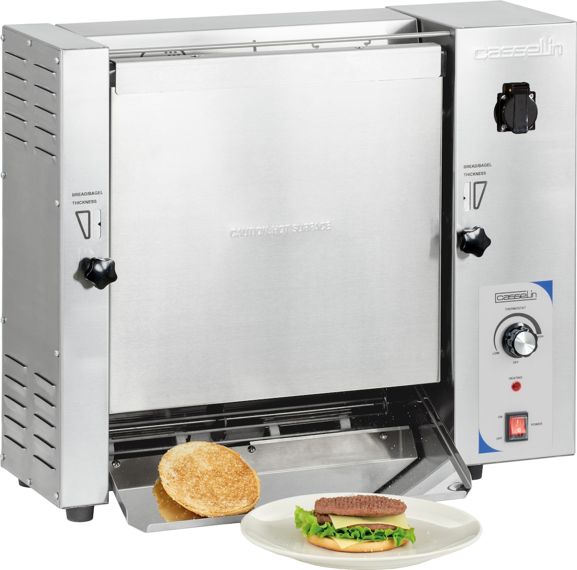 Tostadora vertical (Hamburguesas) 600 CTV600B Casselin