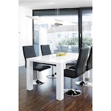 thumbnail of SalesFever Esstisch 180 x 90 cm | Hochglanz lackiert | MDF-Holz | B 180 x T 90 x H 76 cm | weiß