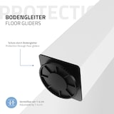 thumbnail of ML-Design 4er Set Tischbeine 90 cm Weiß glänzend, Stahl pulverbeschichtet, I-Form 8×8 cm, höhenverstellbar, Möbelbeine für Schreibtisch Tisch