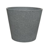 thumbnail of Blumentopf 26x30cm Keramik Outdoor Naturstein Optik Pflanzenkübel Blumenkübel Pflanzen Blumen Übertopf Pflanzentopf Pflanzgefäß draußen Garten Grau