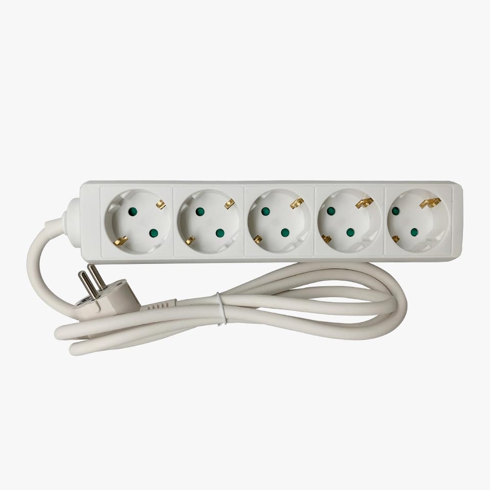 ELECTRICIDAD Extensión eléctrica 5 enchufes