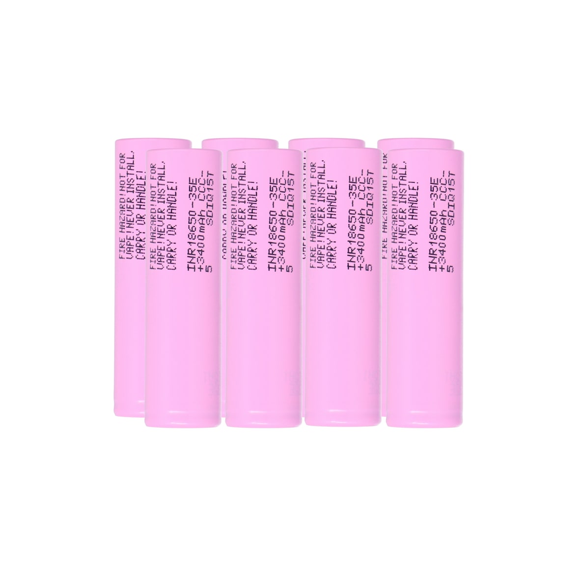 8x Samsung INR18650-35E 3500mAh 3,7V - 18650 Akku