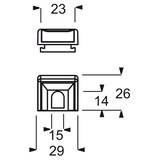thumbnail of Busch-Jaeger Kanaleinführung dav/sws 2087-84 2CKA001761A1495
