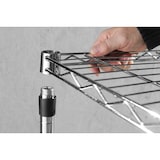 thumbnail of HENDI Lagerregal mit 5 Fächern, Schwarz, 910x455x(H)1830mm