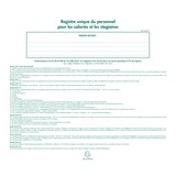 thumbnail of Registre unique du Personnel, 27x32 100p.