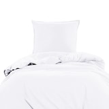 thumbnail of Bettwäsche Renforce Stone-Washed 135x200 & 80x80 100% Baumwolle - weiß OEKO-TEX modern Used-Look Leinen-Optik