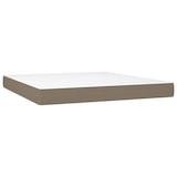 thumbnail of vidaXL Boxspringbett mit Matratze & LED Taupe 180x200 cm Stoff