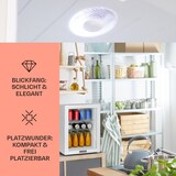 thumbnail of Brooklyn 42 Mini-Kühlschrank Glastür LED Ablage Weiß