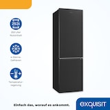thumbnail of Exquisit Kühl-Gefrierkombination KGC265-70-NF-040C inoxlook-az | No Frost | Nutzinhalt: 253 L | Temperaturregelung