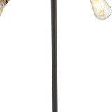 thumbnail of Piantana Industrial-Nordico Armstrong Acciaio Nero Ottone 6 Luci E27