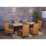 thumbnail of Set di 6 sedie per sala da pranzo Sedia in vimini M42, rattan ~ senza cuscino di seduta