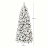 thumbnail of COSTWAY Albero di Natale Artificiale 180 cm, Illuminazione, Albero di Natale a Scomparsa con 170 Luci LED Bianco Caldo e 517 Punte di Rami