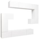 thumbnail of vidaXL 8-tlg. TV-Schrank-Set Weiß Holzwerkstoff