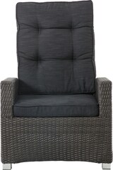 thumbnail of Tarrington House Poltrona Madrid , alluminio/rattan PE/ poliestere,  73.5 x 85 x 106 cm (La x Pr x Al), con schienale regolabile, grigio
