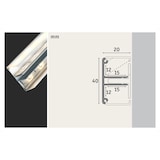 thumbnail of Paulmann LED Strip Profil Duo 1m Alu 70268