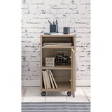 thumbnail of Rollcontainer `Ossola`: 2 Türfächer, Ablagefach, Rollen mit Bremsen, Melaminharz-Beschichtung, einfacher Aufbau. Beige, 33x38x60 cm | Kadima Design