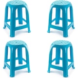 thumbnail of 4X Taburetes Silla de plástico COSHANO Asiento apilable de color Azul