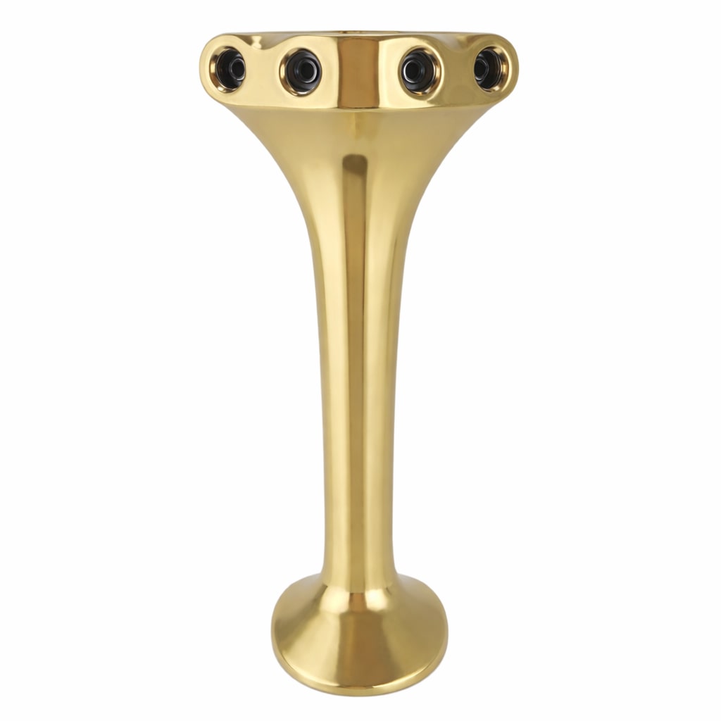 BieTal® Classic Cobra Bier Schanksäule Wasser Zapfsäule 4-leitig 7mm vergoldet
