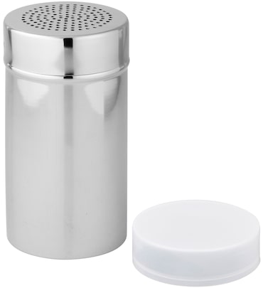 METRO PROFESSIONAL Polvilhador para especiarias com tampa, aço inoxidável, 13 cm