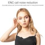 thumbnail of Ecouteurs Bluetooth Sans Fil Écran Tactile Réduction De Bruit ANC ENC Blanc YONIS