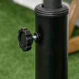 thumbnail of Sonnenschirmständer Sonnenschirmfuß Sonnenschirmhalter, wetterbeständig, mit Rollen, Ø53 x 41H cm, Schwarz