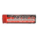 thumbnail of 4x Kraftmax 18650 18700 Pro Akku mit PCB Schutzschaltung - speziell für LED Taschenlampen 3,7V 9,62 Wh
