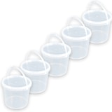 thumbnail of Eimer Deckel lebensmittelecht 3,3 L Liter leer farblos Henkel Kunststoff Set 100 Stück