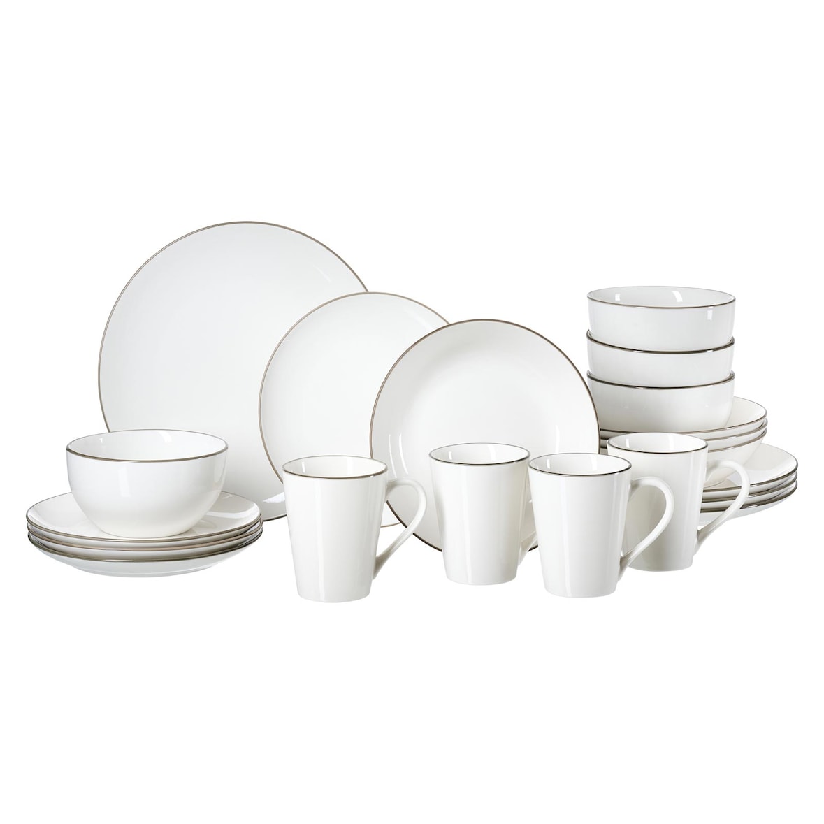 Ritzenhoff & Breker Adela Kombi-Set 20-teilig - grau