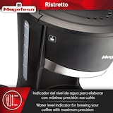 thumbnail of Magefesa Ristretto 600 - Cafetera Eléctrica de 6 Tazas, 600W, Sistema Anti-goteo, Filtro Extraíble, Protector de Sobrecalentamiento, Doble Cierre