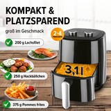 thumbnail of GOURMETmaxx Heißluftfritteuse 3,1L 1350W Mechanisch Schwarz