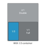 thumbnail of Vogue Polycarbonat Gn-Behälter Gn1/3 100Mm