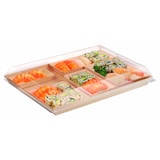 thumbnail of Firstpack SAMBQ274 vassoio anche riutilizzabile in legno antiunto 274x380x30 mm, confezione da 100 pz.