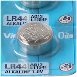 thumbnail of Knopfzelle AG13, LR44, V13GA, GPA76, 82, LR1154, 357A 10er Pack Alkaline Batterie