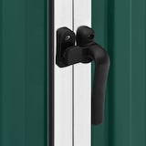 thumbnail of Helloshop26 - Tuinhuisje blokhut berging buitenschuur robuuste gereedschapsschuur 195 x 198 x 159 cm groen gegalvaniseerd staal 02_0022371